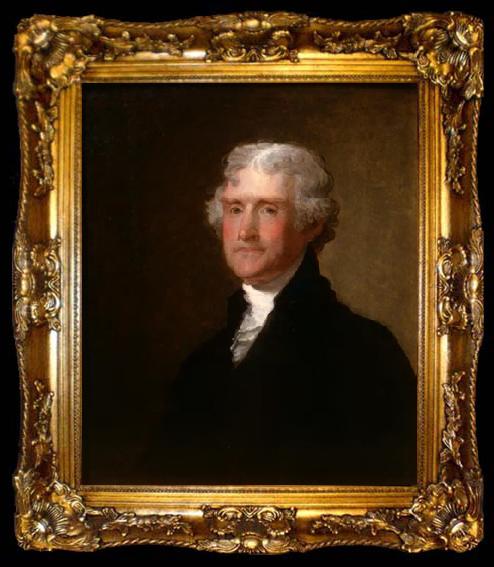 framed  Gilbert Charles Stuart Thomas Jefferson, ta009-2
